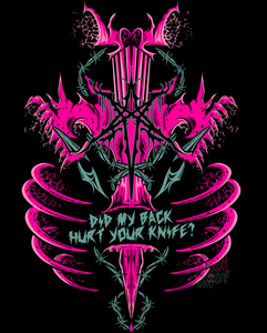 Bullet/knife T-shirt (Front & Back)