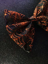 Load image into Gallery viewer, Wicked Bows (Glitter Spiderweb)