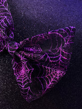 Load image into Gallery viewer, Wicked Bows (Glitter Spiderweb)