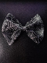 Load image into Gallery viewer, Wicked Bows (Glitter Spiderweb)